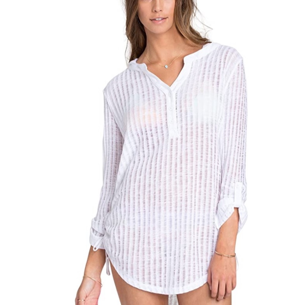 Billabong White Lovechild Tunic/Coverup